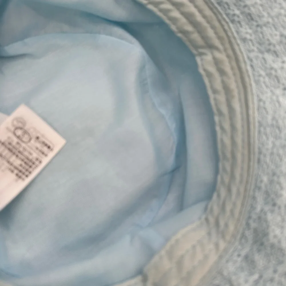 Abercrombie Fitch Womens Light‎ Baby Blue Knit Bucket Hat Trendy Y2K Streetwear